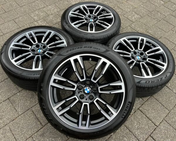4 ORIGINAL 19" ALU SOMMERRÄDER BMW 5ER REIHE i5 G60 G61 #1NKI