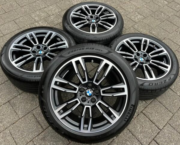 4 ORIGINAL 19" ALU SOMMERRÄDER BMW 5ER REIHE i5 G60 G61 #1NKI