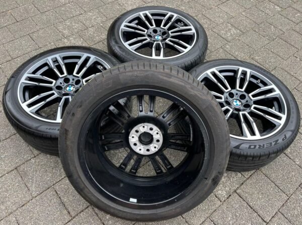 4 ORIGINAL 19" ALU SOMMERRÄDER BMW 5ER REIHE i5 G60 G61 #1NKI
