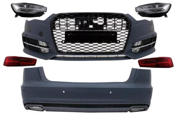Audi 4G A7 auf 4K RS7 Bodykit Optik Stoßstange