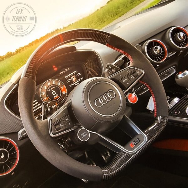 Audi Carbon Lenkrad Display Schaltanzeigen A6 S6 RS6 C8 4K A7 S7