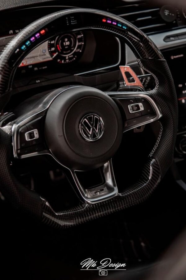 Audi Carbon Lenkrad Display Schaltanzeigen A6 S6 RS6 C8 4K A7 S7