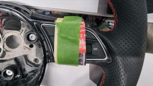 Audi RS3 8V Forged Carbon Lenkrad m Spange Paddles Taster Airbag