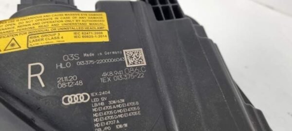 AUDI RS6 4K0 RS7 A7 4K8 C8 Scheinwerfer Laser Rechts Links