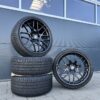 Avus AC MB4 19 Zoll Sommerräder für BMW 5er 3er GT X3 6er i4 i5 F10 F11 G30 G31 G60 G61 5L 5K F34 F06 F07 F12 F13 e83 x83 M Felgen Reifen Räder schwarz Performance 3er...