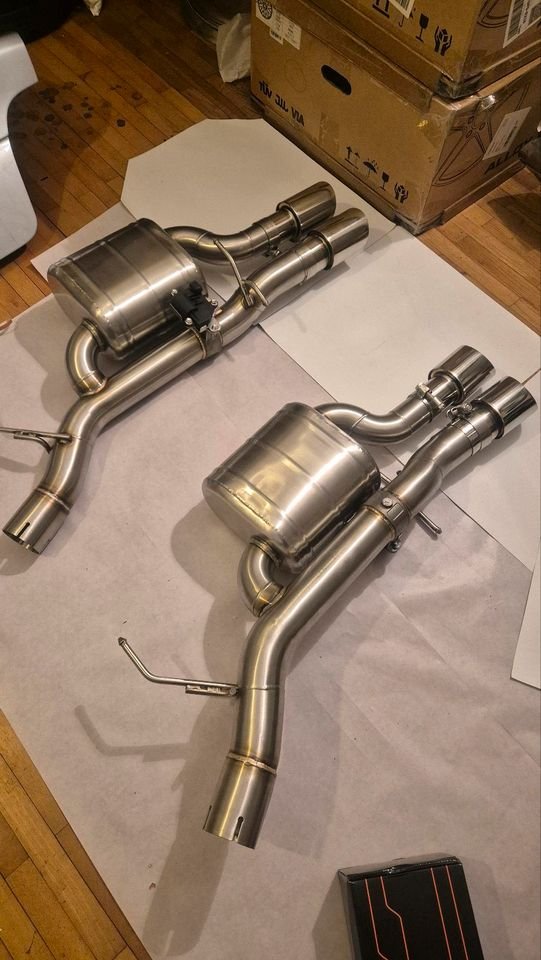 BMW E63 E64 M6 AUSPUFF EXHAUST VALVED