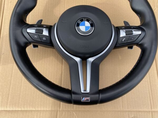 BMW F87 M2 Competition LCI Lenkrad DKG Schaltwippen Leder Airbag