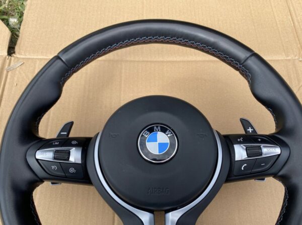 BMW F87 M2 Competition LCI Lenkrad DKG Schaltwippen Leder Airbag