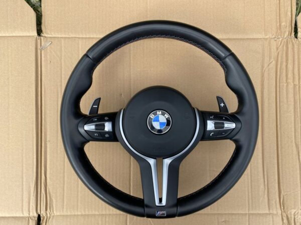 BMW F87 M2 Competition LCI Lenkrad DKG Schaltwippen Leder Airbag