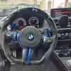 BMW M2 F87, M3 F80,M4 F82 Echt Carbon Performance Lenkrad, LED