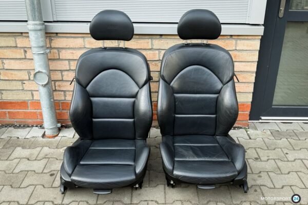 BMW M3 E46 Ledersitze schwarz LHD Elektrisch Memory