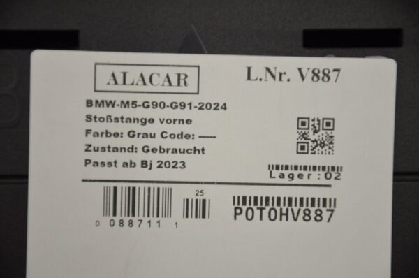 BMW M5 G90 G91 G99 Stoßstange Stoßfänger Bumper vorne V887