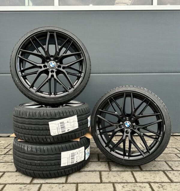 DM08 18 Zoll Sommerräder HANKOOK für BMW 5er 3er GT X3 6er i4 i5 F10 F11 G30 G31 G60 G61 5L 5K F34 F06 F07 F12 F13 e83 x83 M Felgen Reifen Räder schwarz Performance 3er...
