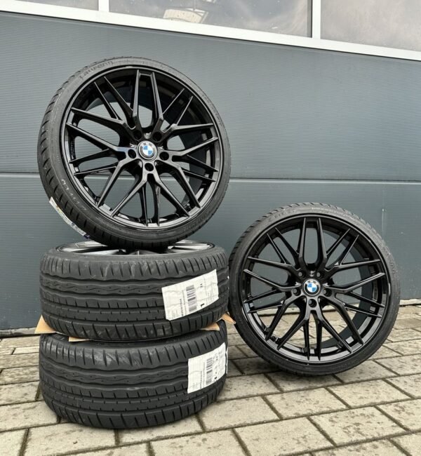DM08 18 Zoll Sommerräder HANKOOK für BMW 5er 3er GT X3 6er i4 i5 F10 F11 G30 G31 G60 G61 5L 5K F34 F06 F07 F12 F13 e83 x83 M Felgen Reifen Räder schwarz Performance 3er...