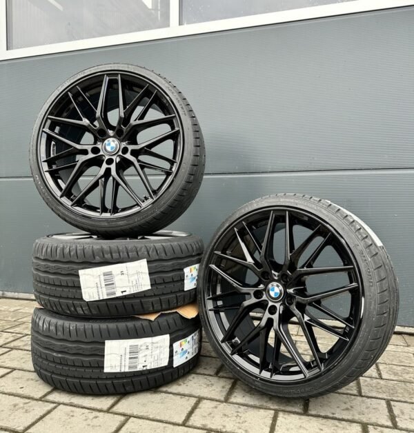 DM08 18 Zoll Sommerräder HANKOOK für BMW 5er 3er GT X3 6er i4 i5 F10 F11 G30 G31 G60 G61 5L 5K F34 F06 F07 F12 F13 e83 x83 M Felgen Reifen Räder schwarz Performance 3er...