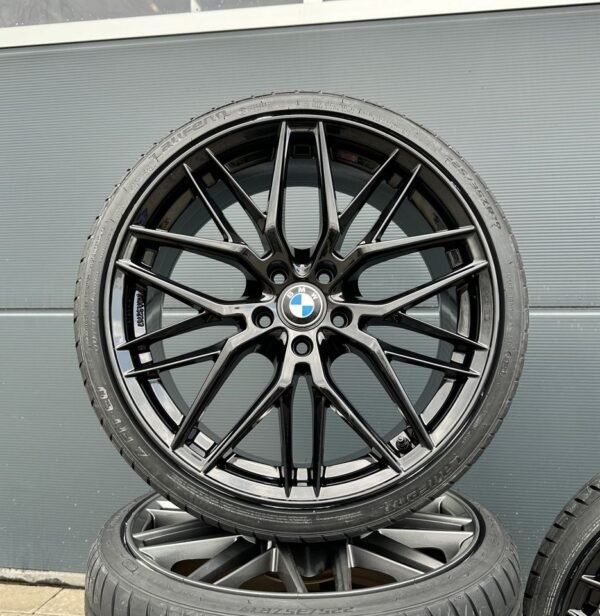 DM08 18 Zoll Sommerräder HANKOOK für BMW 5er 3er GT X3 6er i4 i5 F10 F11 G30 G31 G60 G61 5L 5K F34 F06 F07 F12 F13 e83 x83 M Felgen Reifen Räder schwarz Performance 3er...