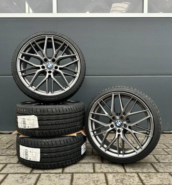 DM08 18 Zoll Sommerräder HANKOOK für BMW 5er 3er GT X3 6er i4 i5 F10 F11 G30 G31 G60 G61 5L 5K F34 F06 F07 F12 F13 e83 x83 M Felgen Reifen Räder schwarz Performance 3er...
