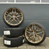 DM08 18 Zoll Sommerräder HANKOOK für BMW 5er 3er GT X3 6er i4 i5 F10 F11 G30 G31 G60 G61 5L 5K F34 F06 F07 F12 F13 e83 x83 M Felgen Reifen Räder schwarz Performance 3er...