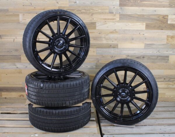 DM09 19 Zoll HANKOOK Sommerräder für BMW 5er 3er GT X3 6er i4 i5 F10 F11 G30 G31 G60 G61 5L 5K F34 F06 F07 F12 F13 e83 x83 M Felgen Reifen Räder schwarz Performance 3er...