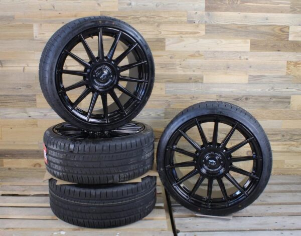 DM09 19 Zoll HANKOOK Sommerräder für BMW 5er 3er GT X3 6er i4 i5 F10 F11 G30 G31 G60 G61 5L 5K F34 F06 F07 F12 F13 e83 x83 M Felgen Reifen Räder schwarz Performance 3er...