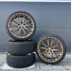 FF Wheels FF01 18 Zoll Sommerräder für BMW 5er 3er GT X3 6er i4 i5 F10 F11 G30 G31 G60 G61 5L 5K F34 F06 F07 F12 F13 e83 x83 M Felgen Reifen Räder bronze Performance 3er...