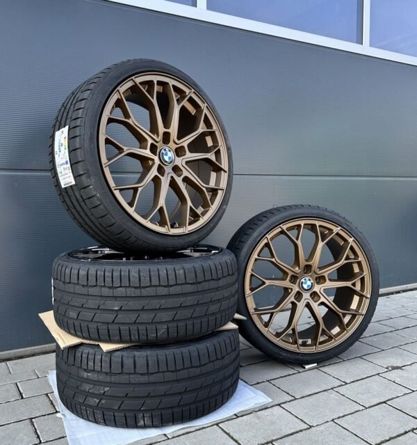 FF Wheels FF01 18 Zoll Sommerräder für BMW 5er 3er GT X3 6er i4 i5 F10 F11 G30 G31 G60 G61 5L 5K F34 F06 F07 F12 F13 e83 x83 M Felgen Reifen Räder bronze Performance 3er...