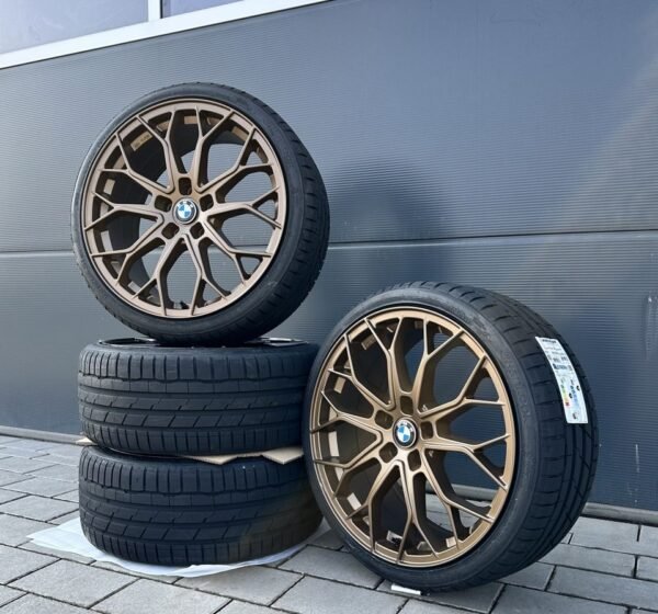 FF Wheels FF01 18 Zoll Sommerräder für BMW 5er 3er GT X3 6er i4 i5 F10 F11 G30 G31 G60 G61 5L 5K F34 F06 F07 F12 F13 e83 x83 M Felgen Reifen Räder bronze Performance 3er...