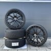 FF Wheels FF01 19 Zoll Sommerräder für VW Golf 5 6 7 8 GTI GTD GTE Passat Scirocco EOS Jetta CC eGolf Audi A3 S3 A4 B6 B7 8P 8V GY Felgen Reifen Räder schwarz Performance...