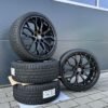 FF Wheels FF01 19 Zoll Sommerräder für VW Golf 5 6 7 8 GTI GTD GTE Passat Scirocco EOS Jetta CC eGolf Audi A3 S3 A4 B6 B7 8P 8V GY Felgen Reifen Räder schwarz Performance...