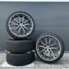 FF Wheels FF01 19 Zoll Sommerräder für VW Golf 5 6 7 8 GTI GTD GTE Passat Scirocco EOS Jetta CC eGolf Audi A3 S3 A4 B6 B7 8P 8V GY Felgen Reifen Räder schwarz Performance...