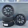 FF Wheels FF02 18 Zoll Sommerräder für BMW 5er 3er GT X3 6er i4 i5 F10 F11 G30 G31 G60 G61 5L 5K F34 F06 F07 F12 F13 e83 x83 M Felgen Reifen Räder schwarz Performance 3er...