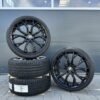 FF Wheels FF02 18 Zoll Sommerräder für BMW 5er 3er GT X3 6er i4 i5 F10 F11 G30 G31 G60 G61 5L 5K F34 F06 F07 F12 F13 e83 x83 M Felgen Reifen Räder schwarz Performance 3er...
