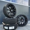 FF Wheels FF02 18 Zoll Sommerräder für BMW 5er 3er GT X3 6er i4 i5 F10 F11 G30 G31 G60 G61 5L 5K F34 F06 F07 F12 F13 e83 x83 M Felgen Reifen Räder schwarz Performance 3er...