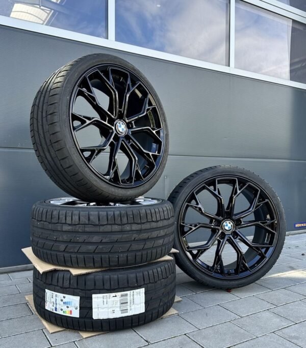 FF Wheels FF02 18 Zoll Sommerräder für BMW 5er 3er GT X3 6er i4 i5 F10 F11 G30 G31 G60 G61 5L 5K F34 F06 F07 F12 F13 e83 x83 M Felgen Reifen Räder schwarz Performance 3er...