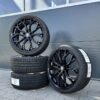 FF Wheels FF02 18 Zoll Sommerräder für BMW 5er 3er GT X3 6er i4 i5 F10 F11 G30 G31 G60 G61 5L 5K F34 F06 F07 F12 F13 e83 x83 M Felgen Reifen Räder schwarz Performance 3er...