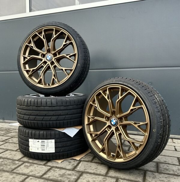 FF Wheels FF02 19 Zoll Sommerräder für BMW 5er 3er GT X3 6er i4 i5 F10 F11 G30 G31 G60 G61 5L 5K F34 F06 F07 F12 F13 e83 x83 M Felgen Reifen Räder bronze Performance 3er...