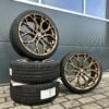 FF Wheels FF02 19 Zoll Sommerräder für BMW 5er 3er GT X3 6er i4 i5 F10 F11 G30 G31 G60 G61 5L 5K F34 F06 F07 F12 F13 e83 x83 M Felgen Reifen Räder bronze Performance 3er...