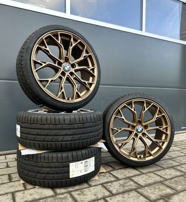 FF Wheels FF02 19 Zoll Sommerräder für BMW 5er 3er GT X3 6er i4 i5 F10 F11 G30 G31 G60 G61 5L 5K F34 F06 F07 F12 F13 e83 x83 M Felgen Reifen Räder bronze Performance 3er...