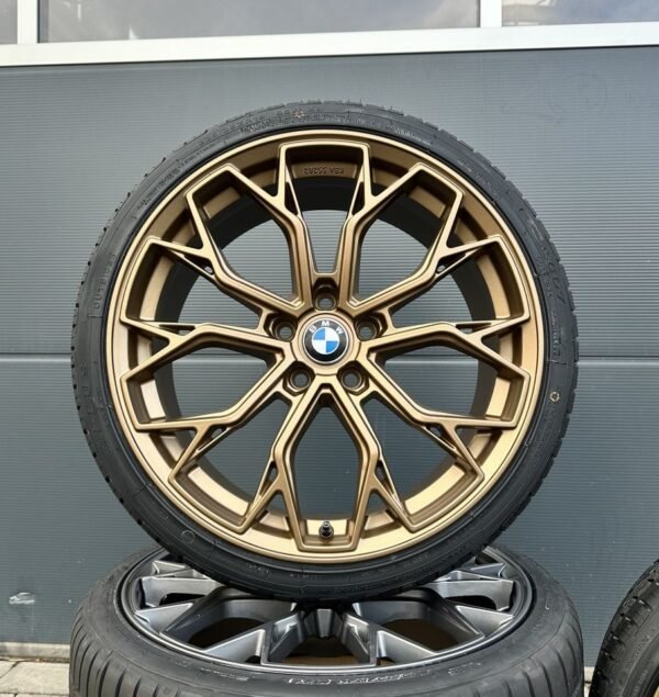 FF Wheels FF02 19 Zoll Sommerräder für BMW 5er 3er GT X3 6er i4 i5 F10 F11 G30 G31 G60 G61 5L 5K F34 F06 F07 F12 F13 e83 x83 M Felgen Reifen Räder bronze Performance 3er...
