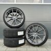 FF Wheels FF03 19 Zoll Sommerräder für BMW 5er 3er GT X3 6er i4 i5 F10 F11 G30 G31 G60 G61 5L 5K F34 F06 F07 F12 F13 e83 x83 M Felgen Reifen Räder grau matt Performance 3er...