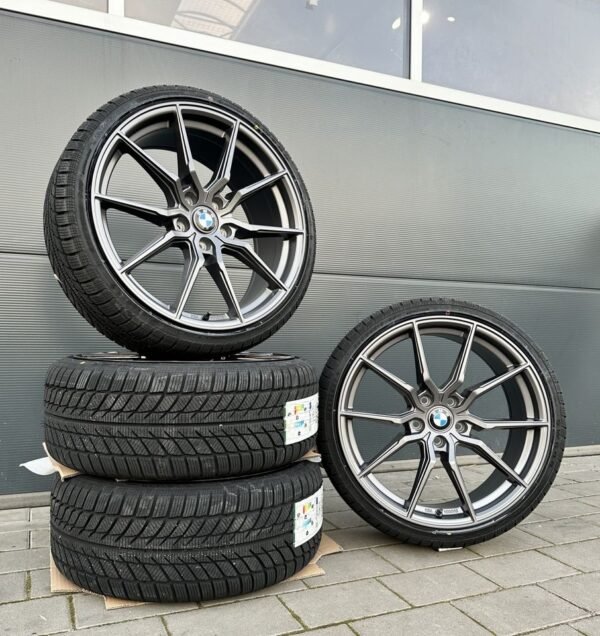 FF Wheels FF03 19 Zoll Sommerräder für BMW 5er 3er GT X3 6er i4 i5 F10 F11 G30 G31 G60 G61 5L 5K F34 F06 F07 F12 F13 e83 x83 M Felgen Reifen Räder grau matt Performance 3er...