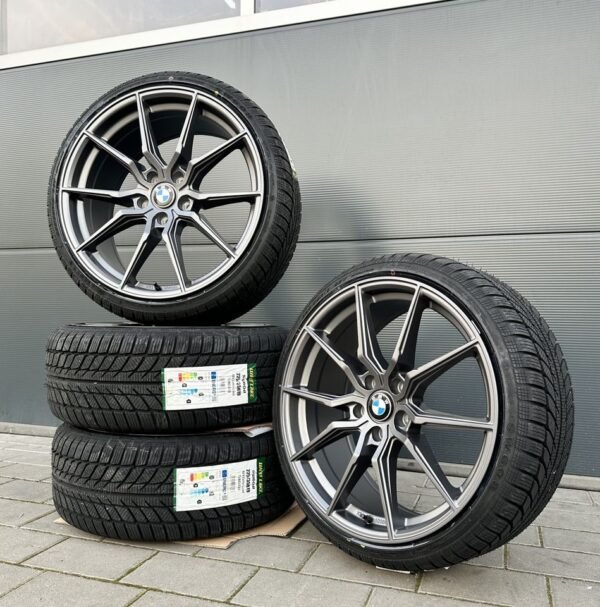 FF Wheels FF03 19 Zoll Sommerräder für BMW 5er 3er GT X3 6er i4 i5 F10 F11 G30 G31 G60 G61 5L 5K F34 F06 F07 F12 F13 e83 x83 M Felgen Reifen Räder grau matt Performance 3er...
