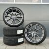 FF Wheels FF03 19 Zoll Sommerräder für BMW 5er 3er GT X3 6er i4 i5 F10 F11 G30 G31 G60 G61 5L 5K F34 F06 F07 F12 F13 e83 x83 M Felgen Reifen Räder grau matt Performance 3er...