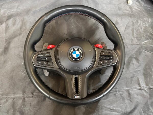 Org. BMW M2 G87 M3 G80 G81 M4 G82 G83 M Lenkrad Wippen MFL Carbon