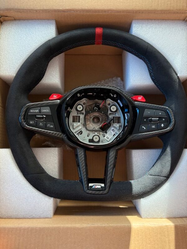 Orig BMW LCI Alcantara M Lenkrad M3 M4 G80 G82 komplett